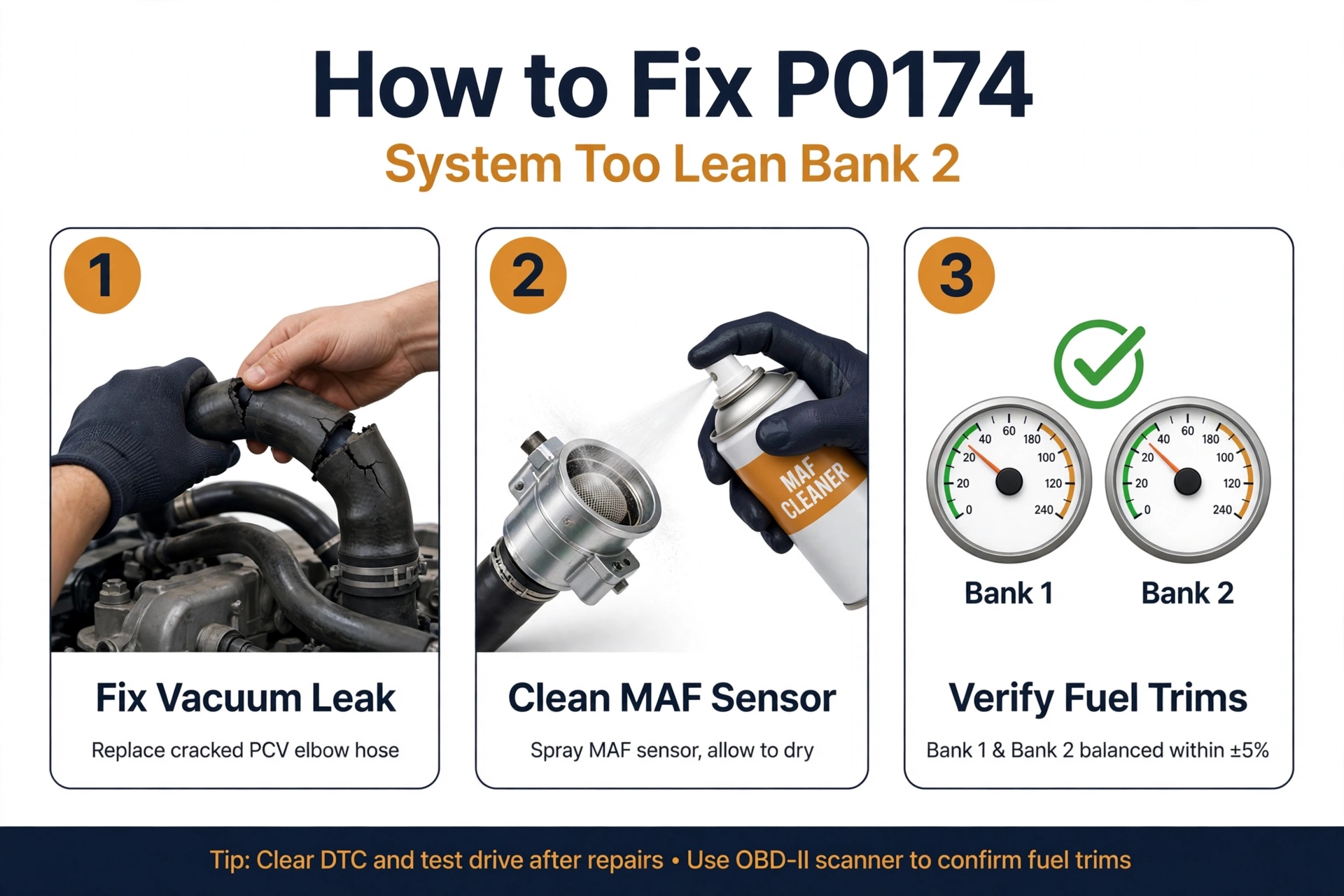 How to fix P0174 code