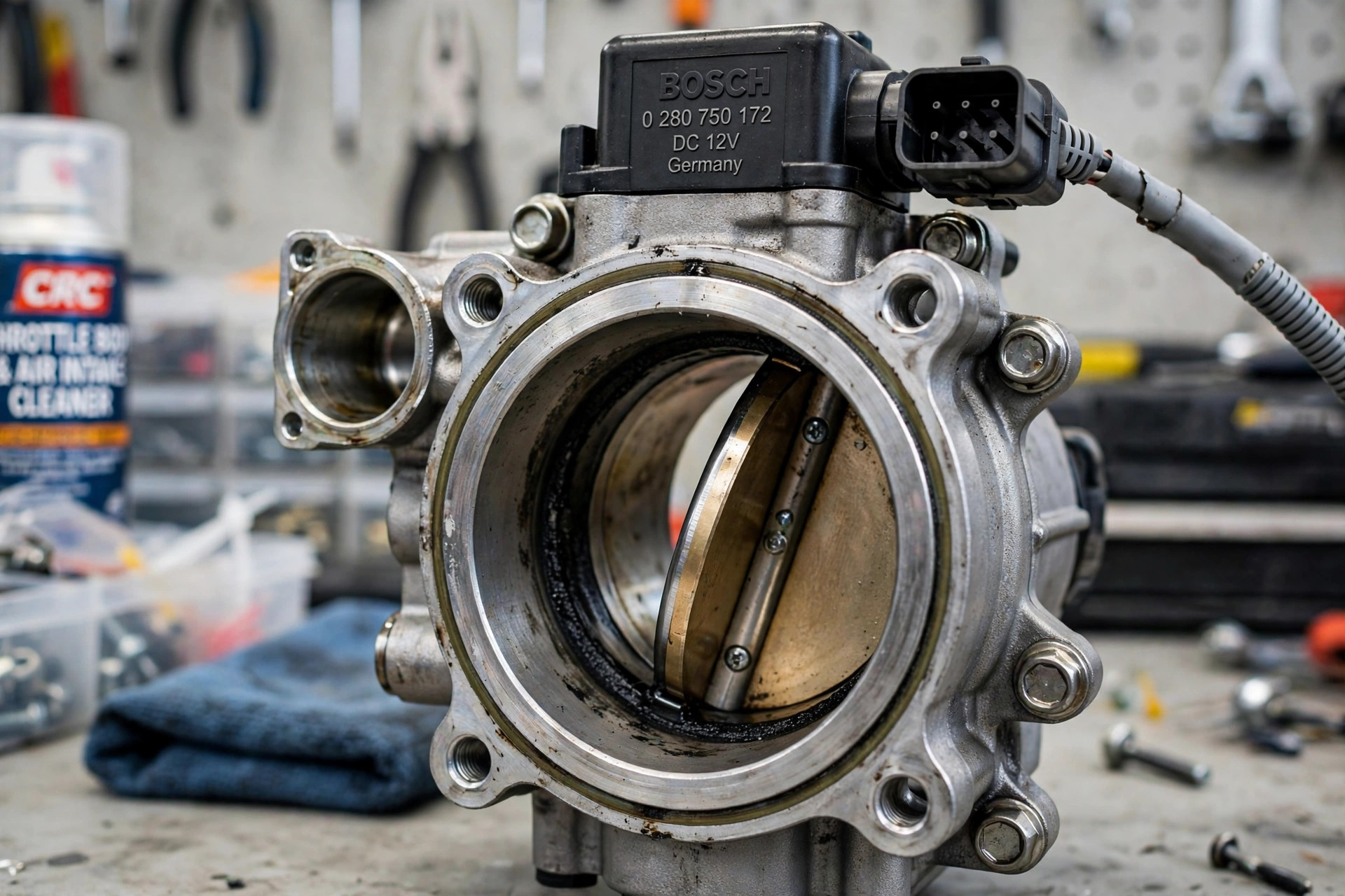 Throttle body related to idle and speed control trouble codes